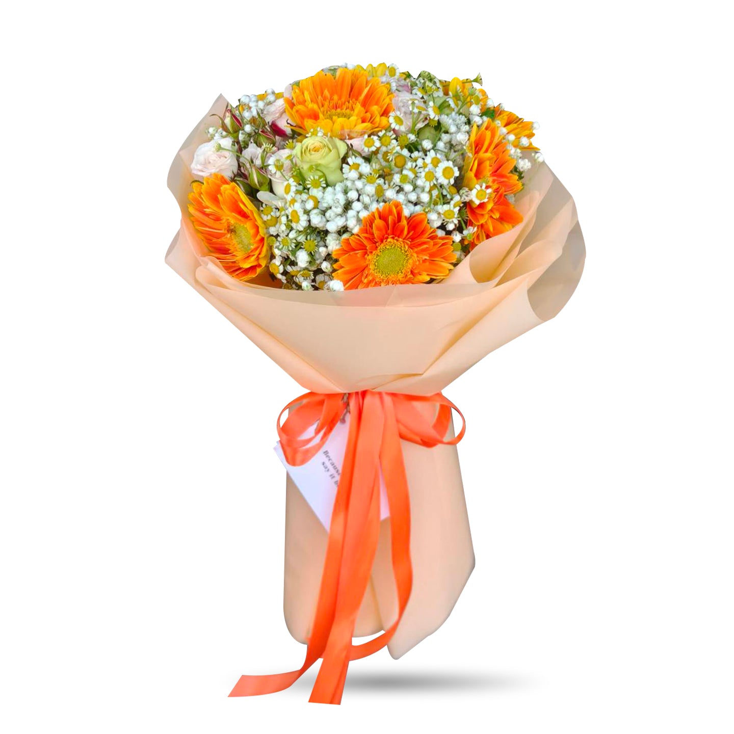 ช่อดอกไม้ Round Shape Garden Bouquet