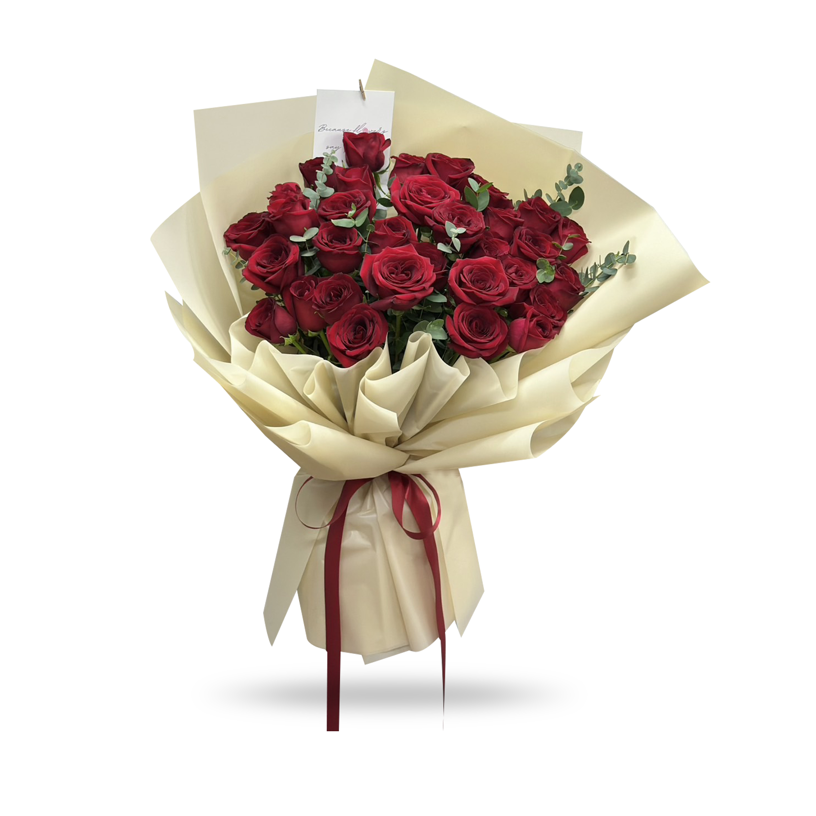ช่อดอกไม้ "Velvet Rouge"