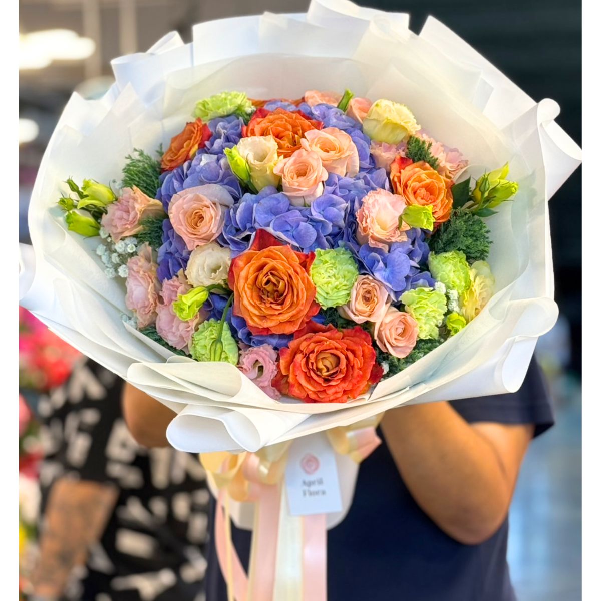 ช่อดอกไม้ Beautiful in Blue