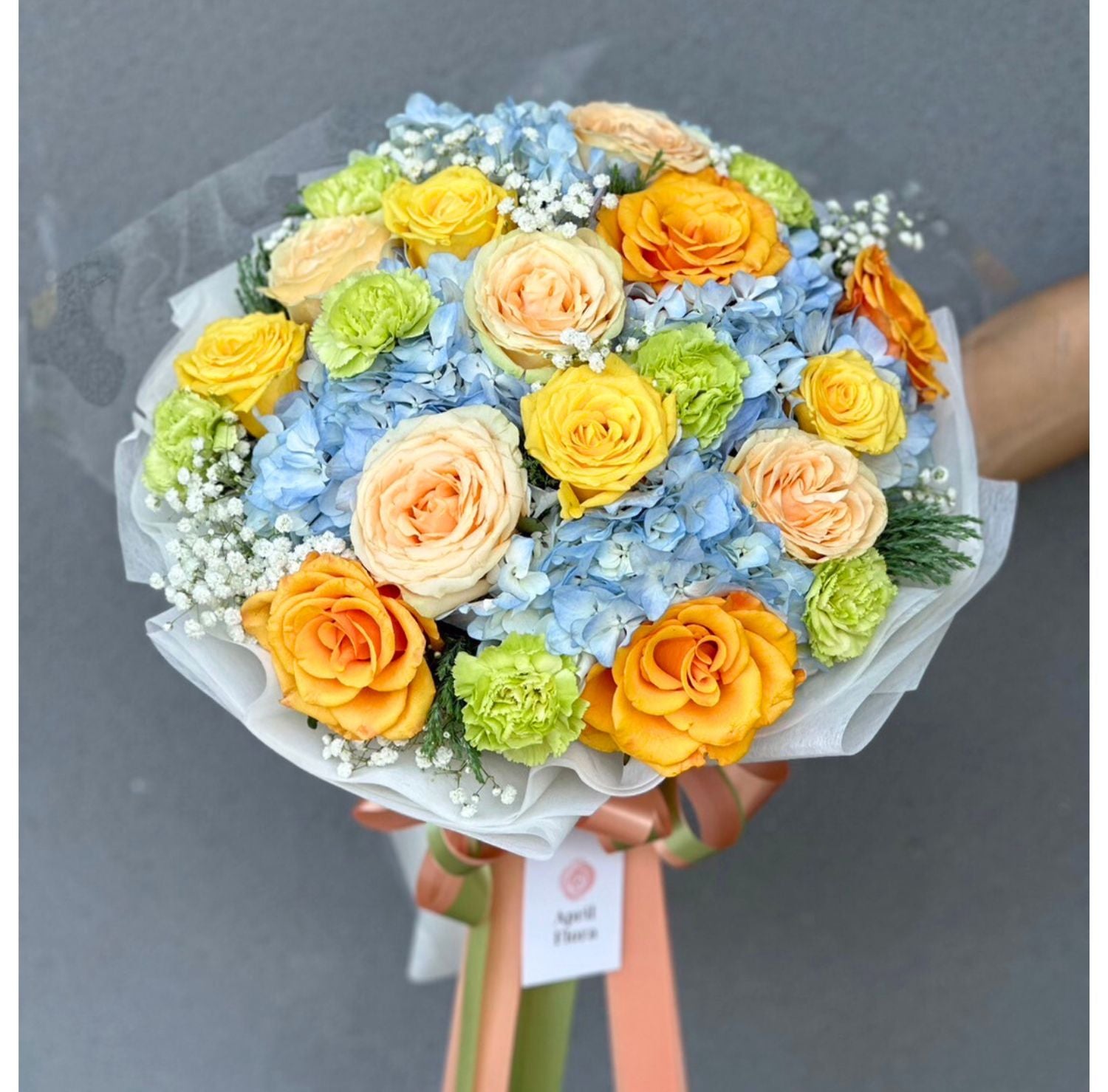 ช่อดอกไม้ Beautiful in Blue